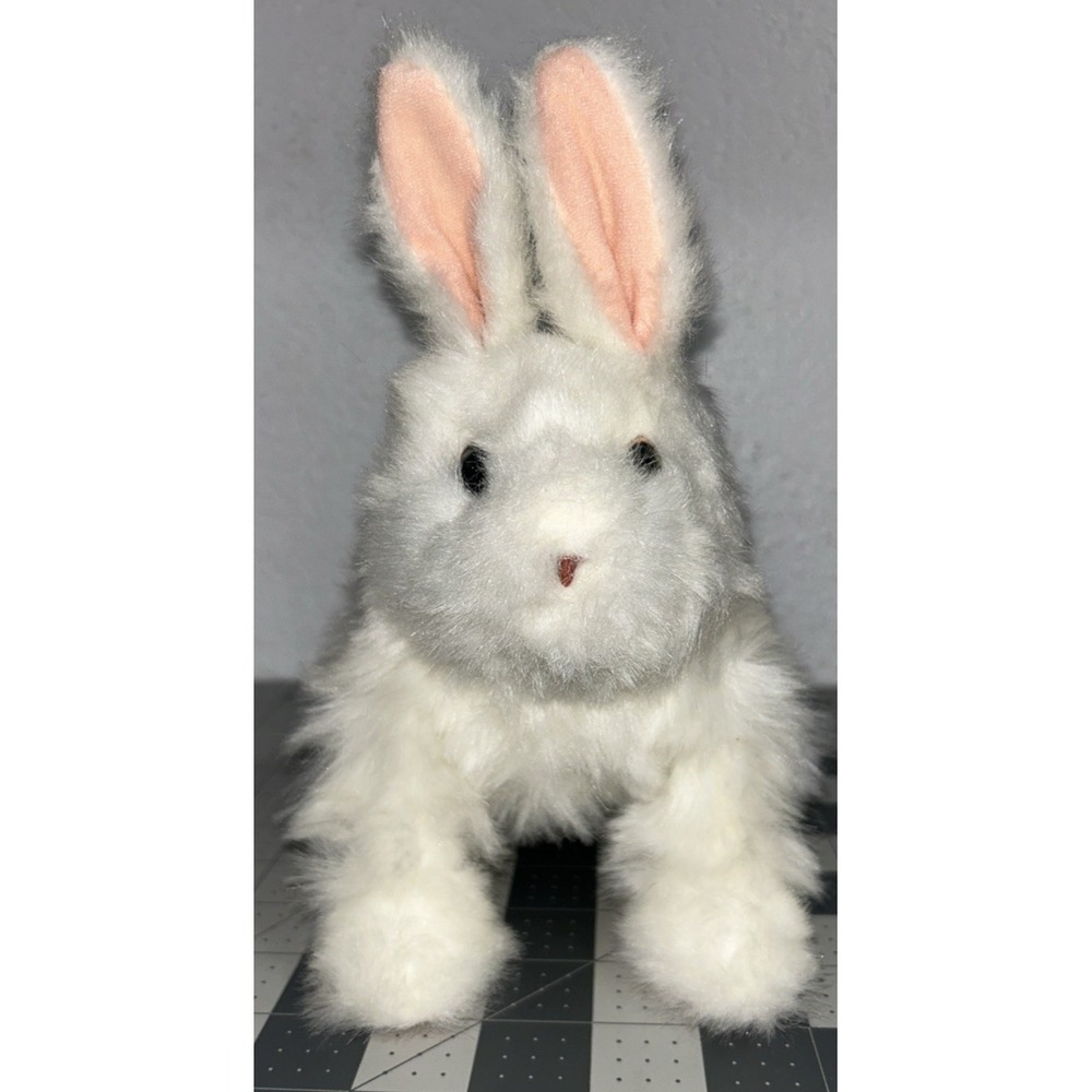 FurReal Friends White Rabbit Sounds Movement 9"‎ Plush Soft Toy Stuffed Animal